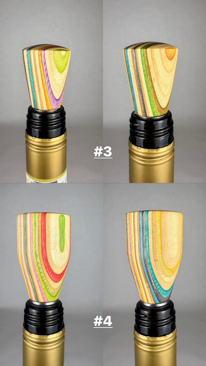 Recycled Skateboard Bottle Stoppers