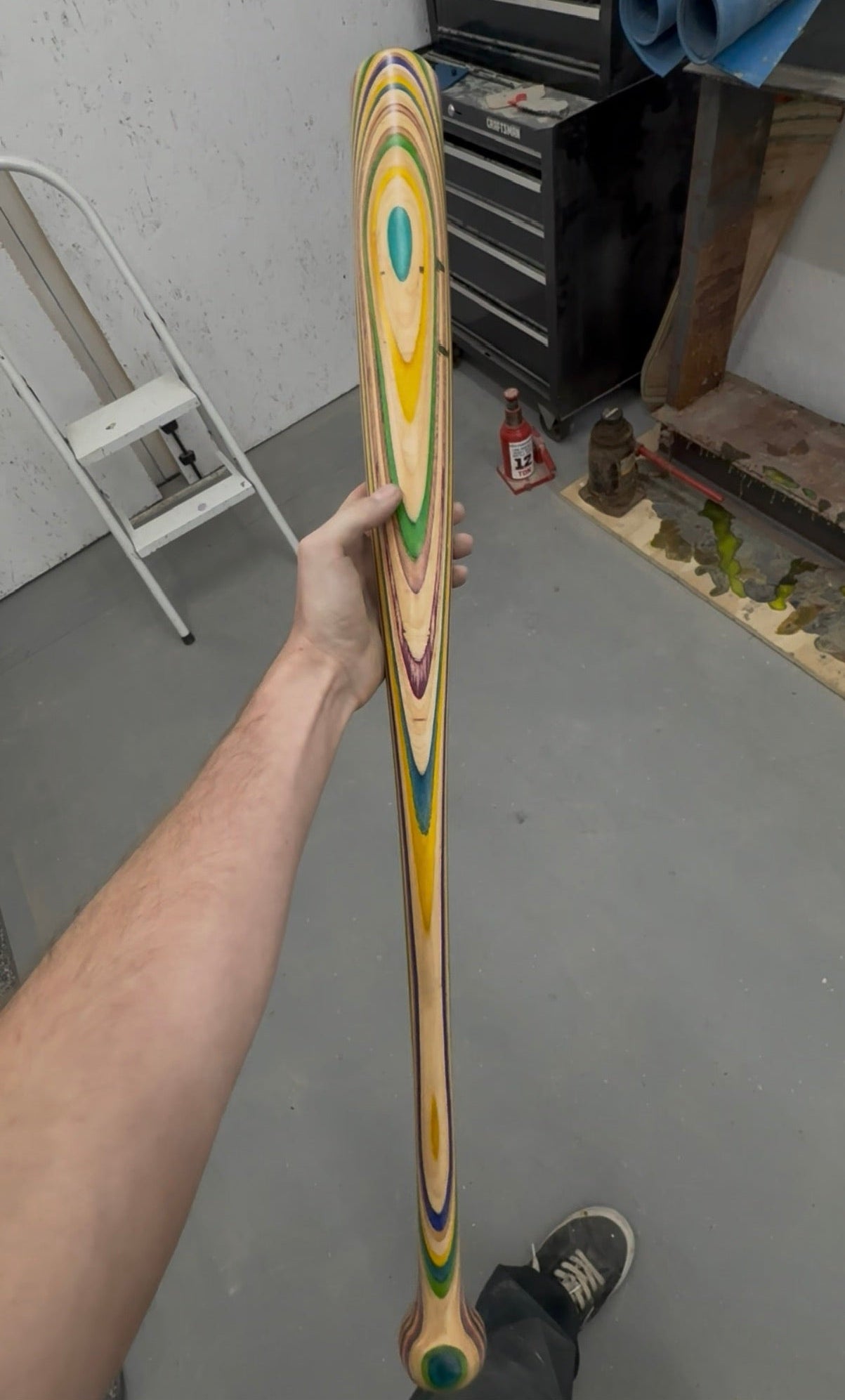 PREORDER - Recycled Skateboard Baseball Bat