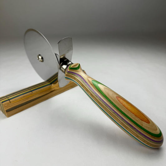 Recycled Skateboard Pizza Cutter