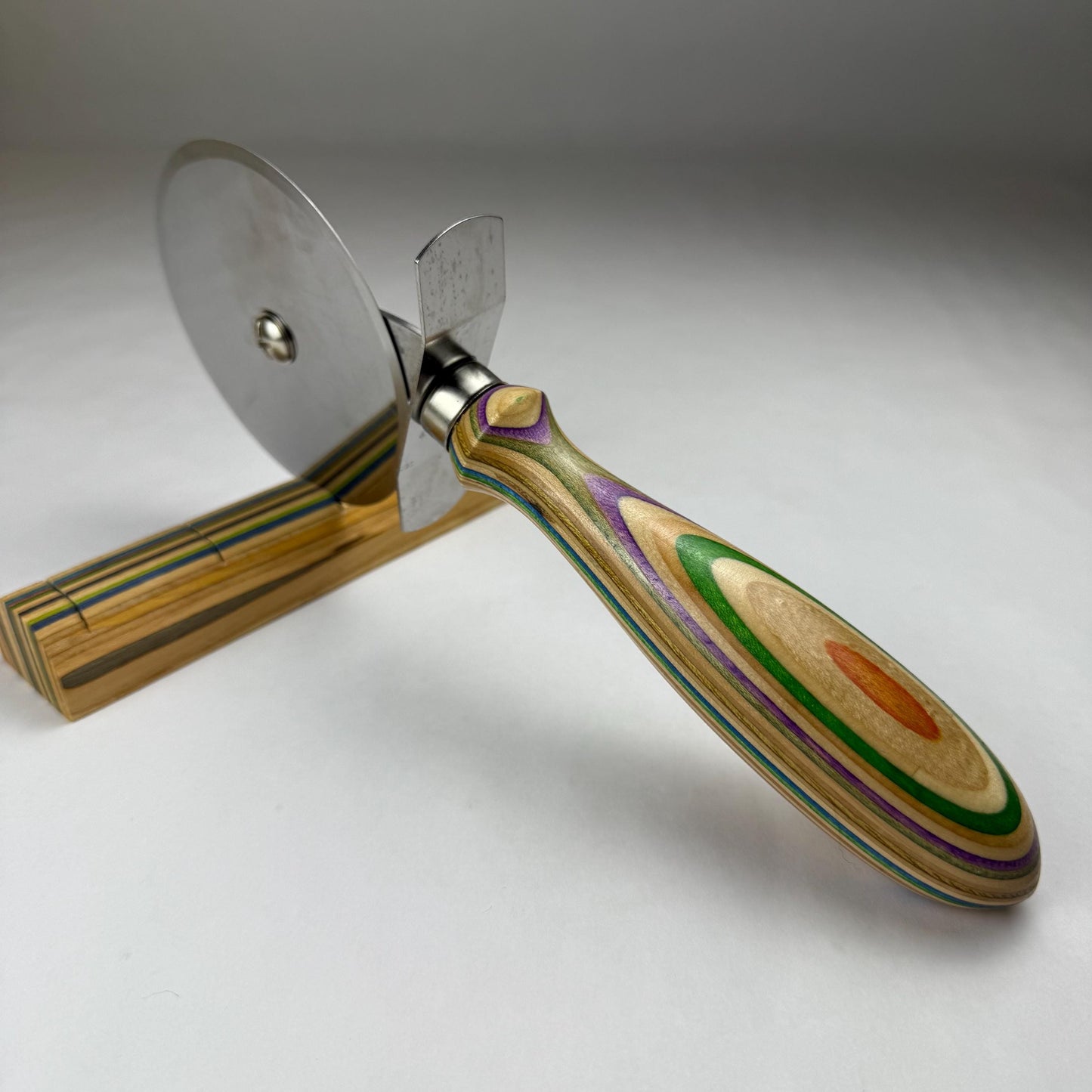 Recycled Skateboard Pizza Cutter