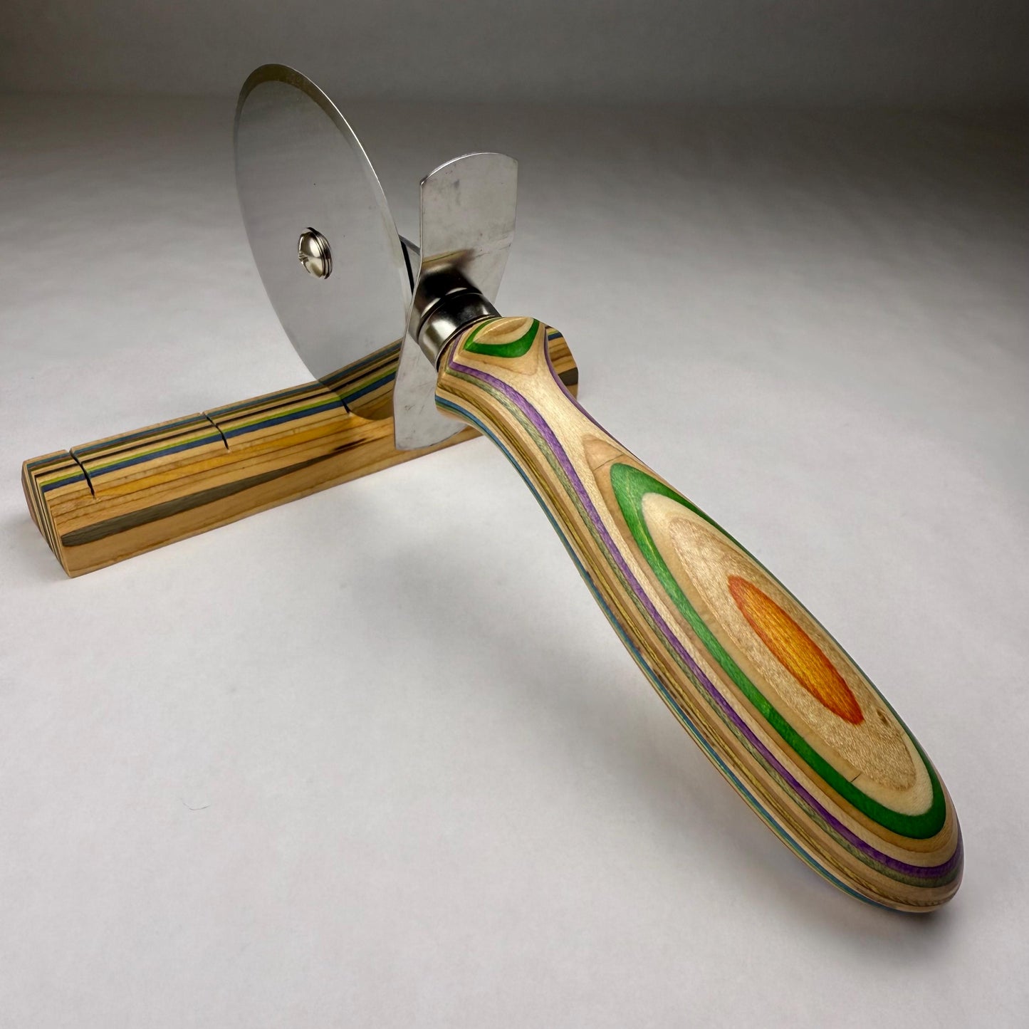 Recycled Skateboard Pizza Cutter