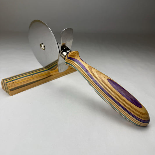 Recycled Skateboard Pizza Cutter