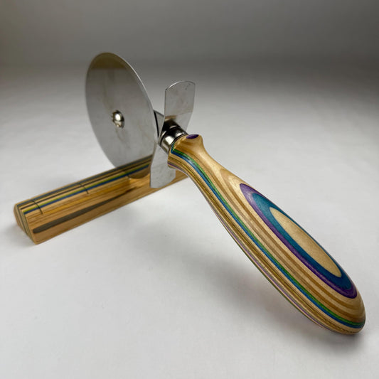 Recycled Skateboard Pizza Cutter