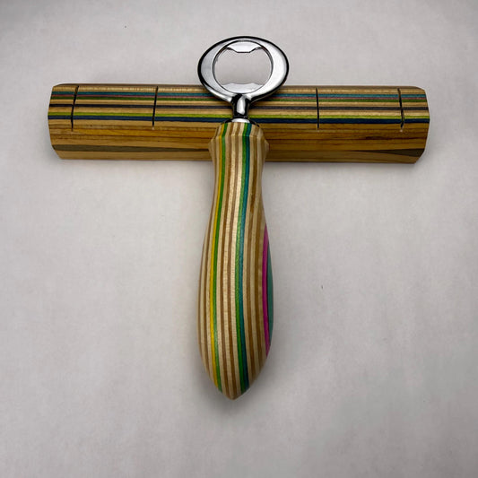 Recycled Skateboard Bottle Opener